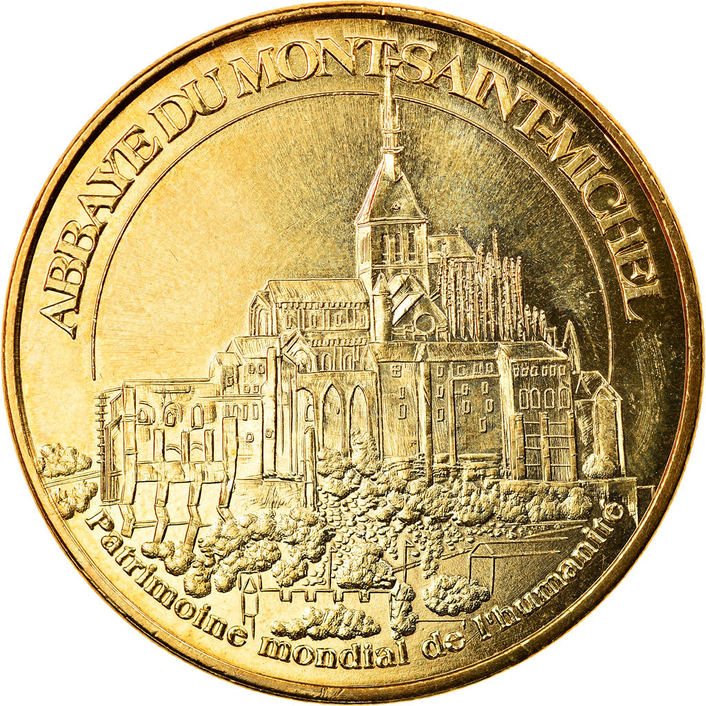 Francia, Token, Touristic token, le Mont-Saint-Michel - Vue générale n°4