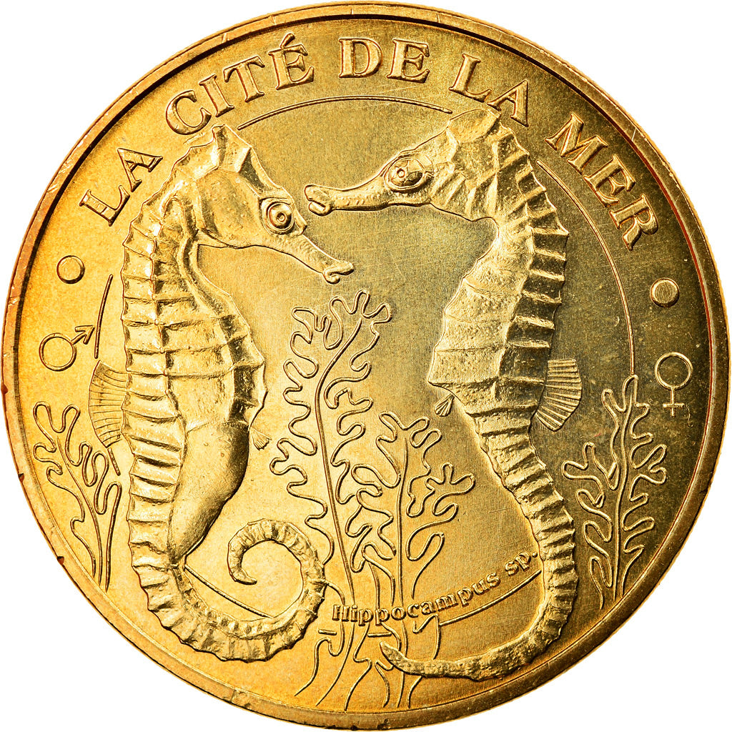 Francia, Token, Jetón turístico, Cherbourg - Cité de la mer n°4, Arts &