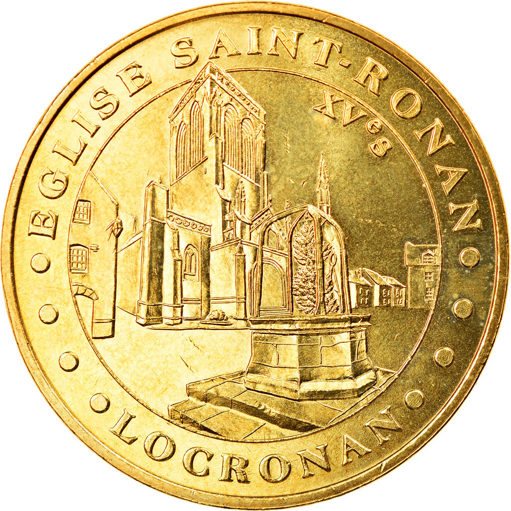 Francia, Token, Touristic token, Locronan - Eglise Saint Ronan, Arts & Culture
