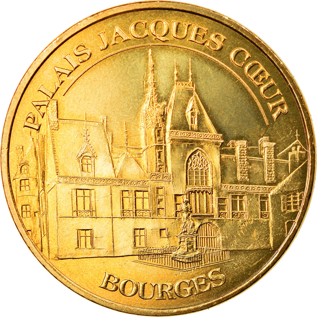 Francia, Token, Touristic token, Bourges - Palais Jacques Coeur n°1, Arts &