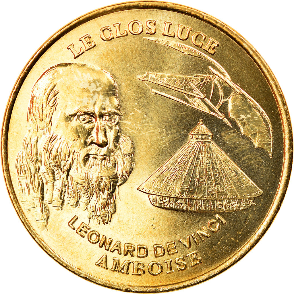 France, Token, Touristic token, Amboise - Le Clos Lucé, Arts & Culture, 2009