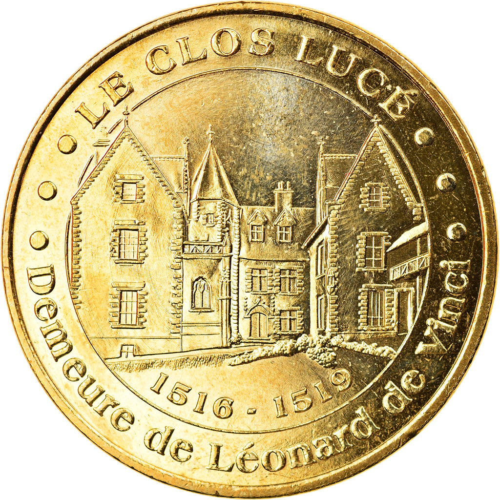 Francia, Token, Touristic token, Amboise - Le Clos Lucé, Arts & Culture, 2009
