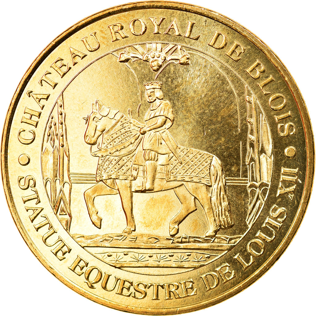 Francia, Token, Touristic token, 41/ Château Royal - Statue Equestre - Blois