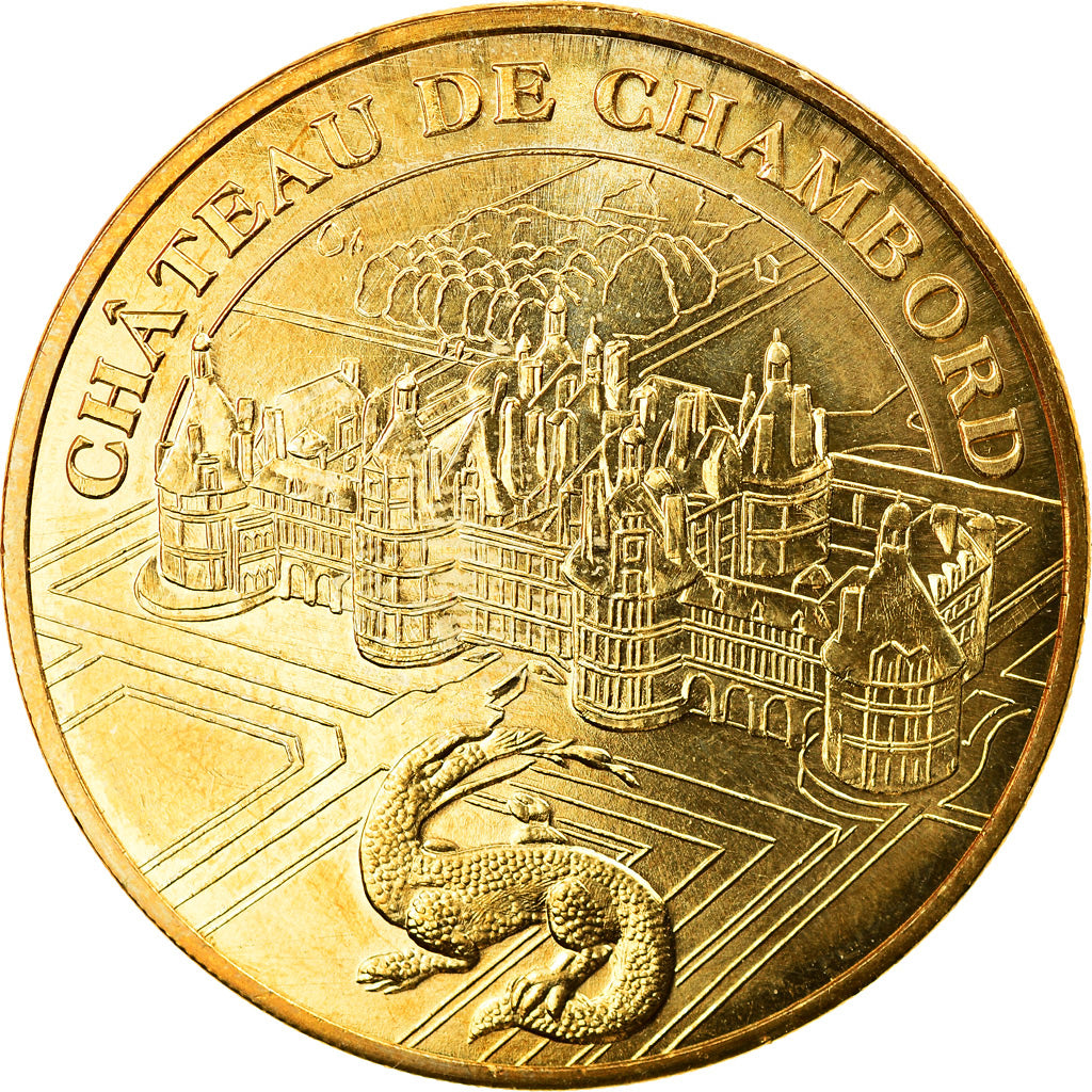 Francia, Token, Touristic token, 41/ Château de Chambord - Salamandre, Arts &