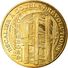 France, Token, Touristic token, Chambord - Escalier à doubles révolutions