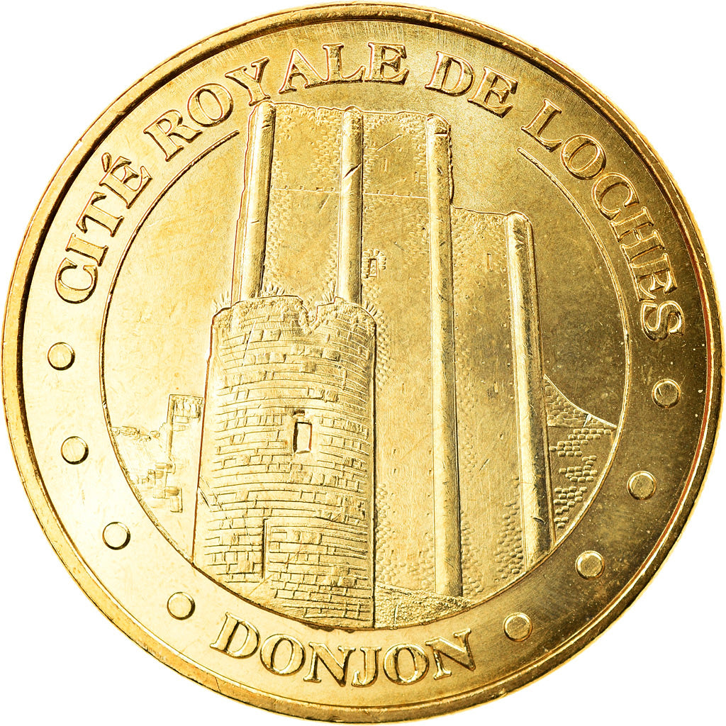Francia, Token, Touristic token, Loches -  le Donjon n°2, Arts & Culture, 2011