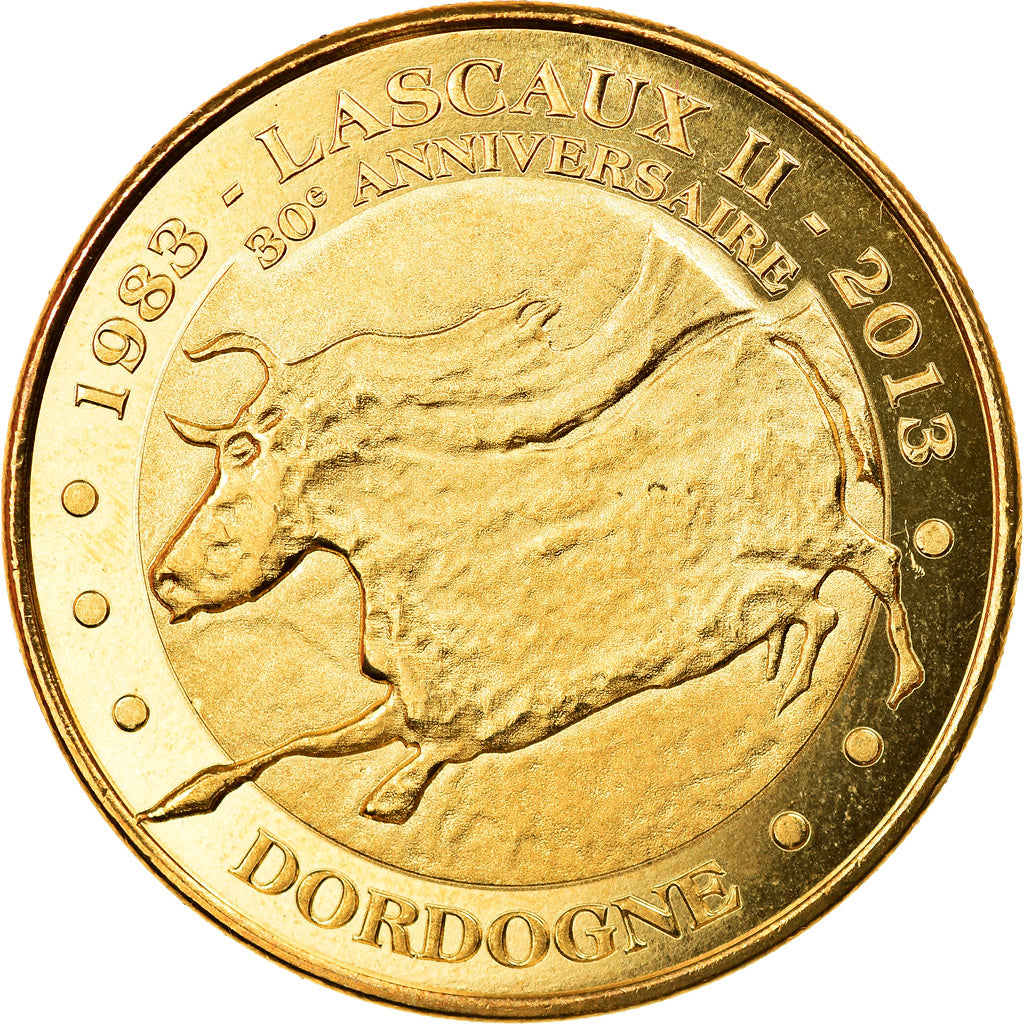 France, Token, Touristic token, Arts & Culture, 2013, MDP, Montignac - Lascaux