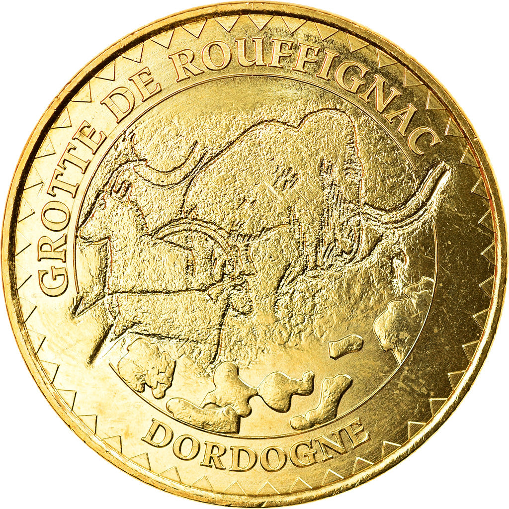 France, Token, Touristic token, Rouffignac - La grotte n°6, Arts & Culture