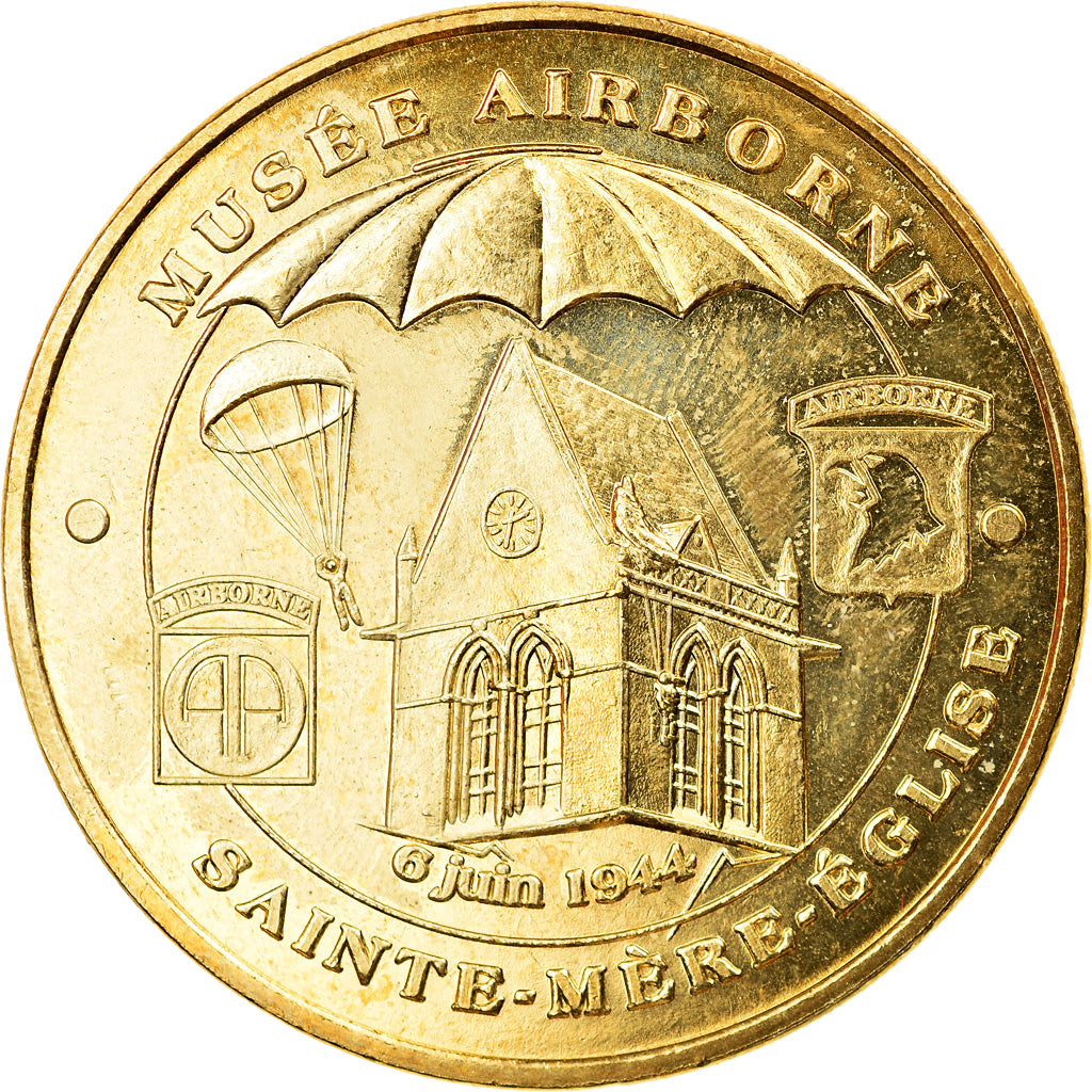 Francia, Token, Touristic token, Sainte-Mère-l'Eglise - Musée Airbone, Arts &