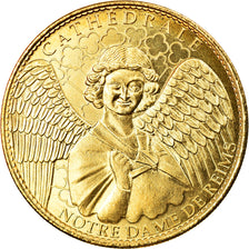 France, Token, Reims - Cathédrale n°2 - Ange, 2010, Arthus Bertrand