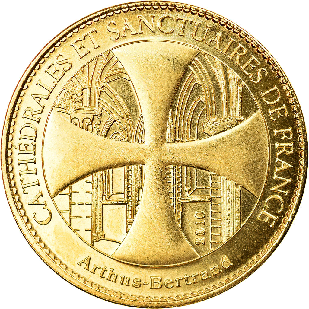 France, Token, Reims - Cathédrale n°2 - Ange, 2010, Arthus Bertrand