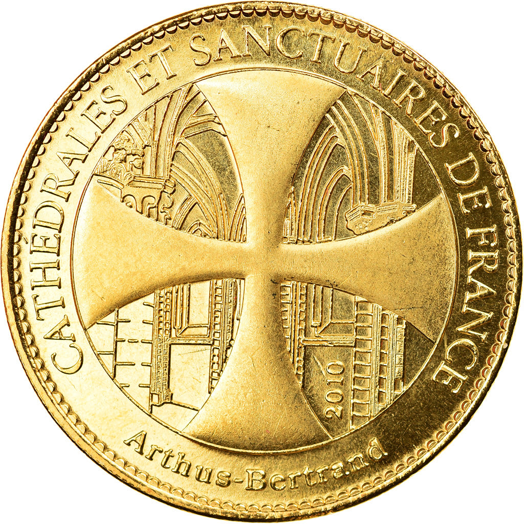 France, Token, Reims - Cathédrale Notre Dame, 2010, Arthus Bertrand, AU(55-58)