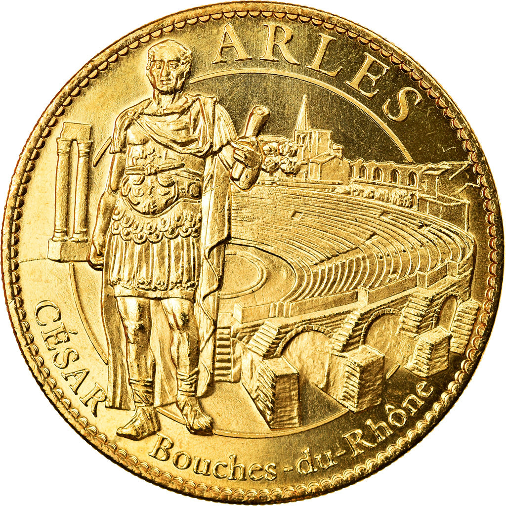 France, Token, Arles - Les arènes et César, 2010, Arthus Bertrand, AU(55-58)