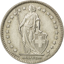 SWITZERLAND, Franc, 1962, Bern, KM #24, AU(50-53), Silver, 23.2, 4.97