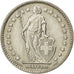 SWITZERLAND, Franc, 1962, Bern, KM #24, AU(50-53), Silver, 23.2, 4.97