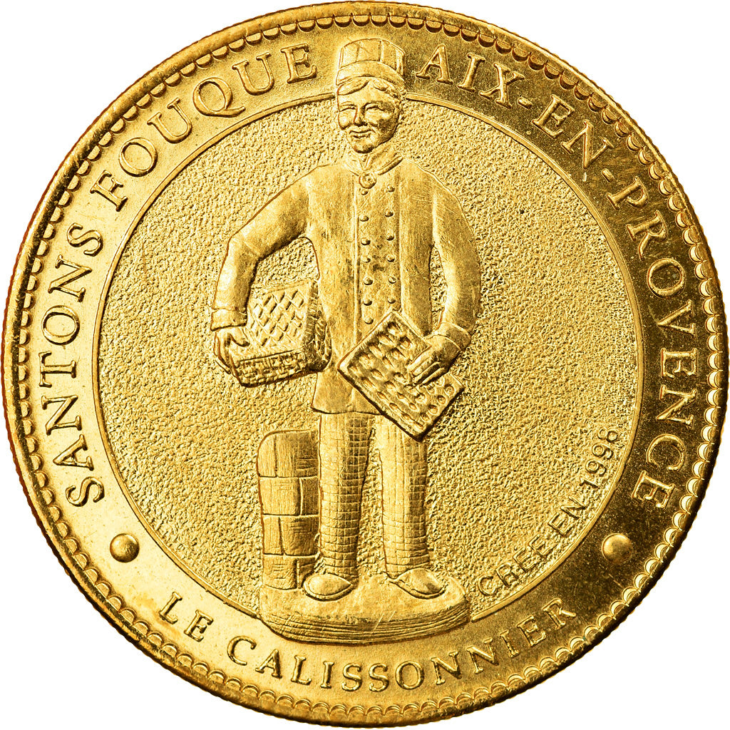 France, Jeton, Marseille - Santons - Fouque le cuisinier, 2010, Arthus Bertrand