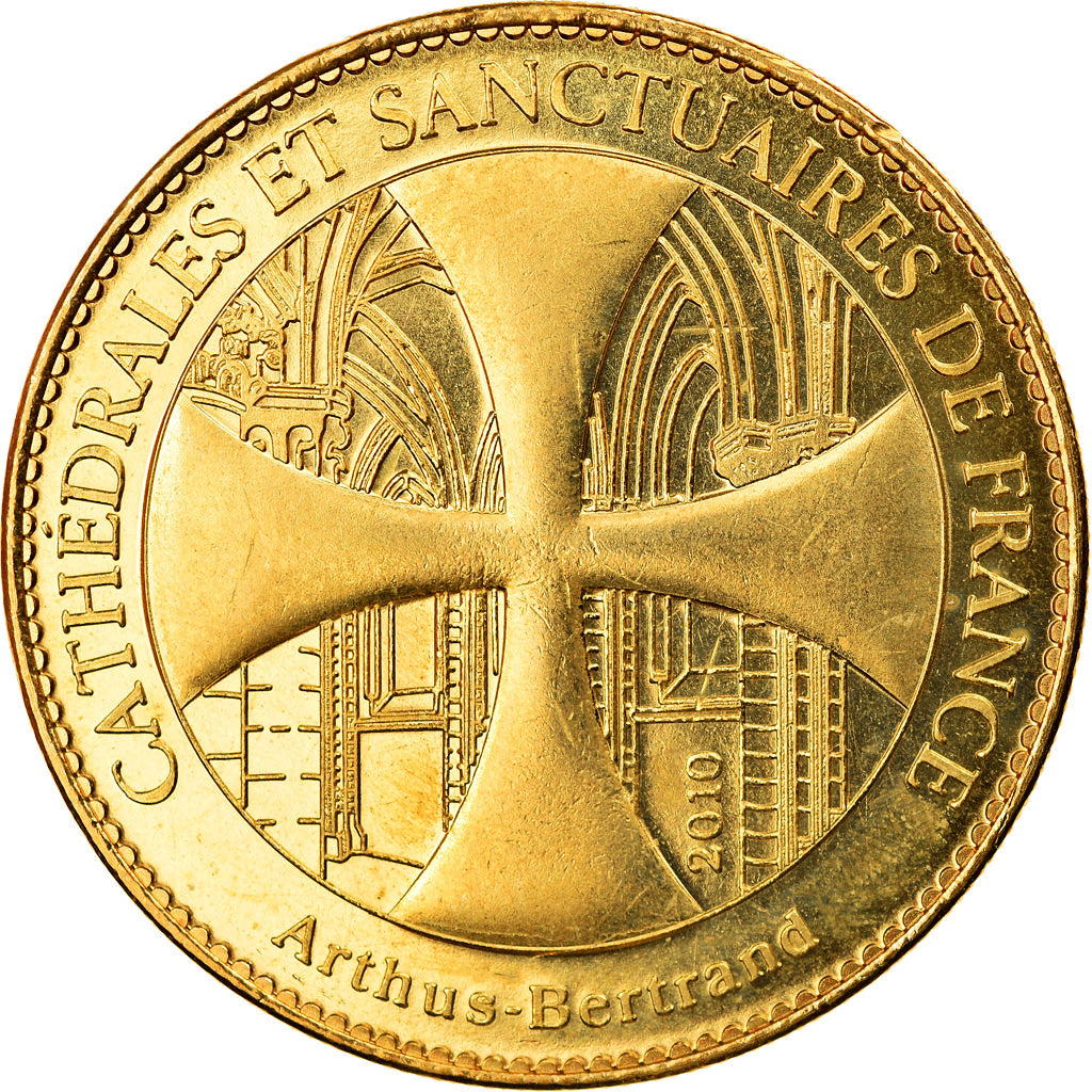France, Token, Laon - Cathédrale, 2010, Arthus Bertrand, AU(55-58)