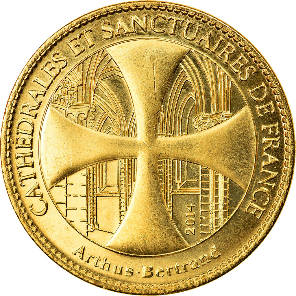 France, Token, Lisieux - Basilique Sainte Thérèse de Lisieux, 2014, Arthus