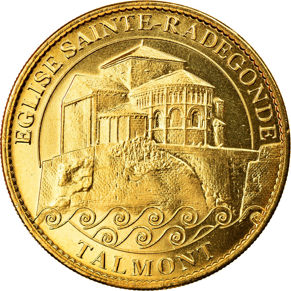 France, Jeton, Eglise Sainte-Radegonde, Talmont, 2011, Arthus Bertrand, SUP
