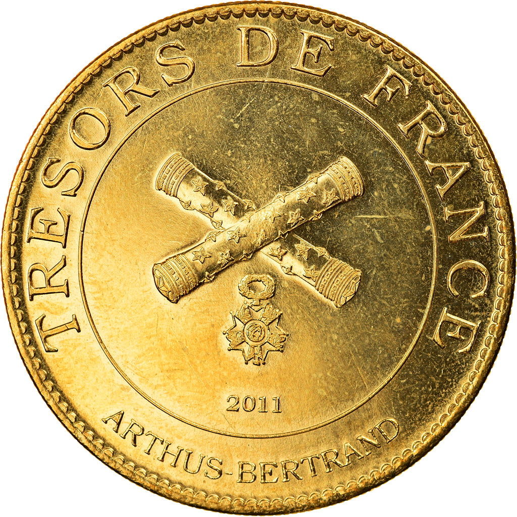 France, Token, Amboise - L'homme vitruvien, 2011, Arthus Bertrand, AU(55-58)