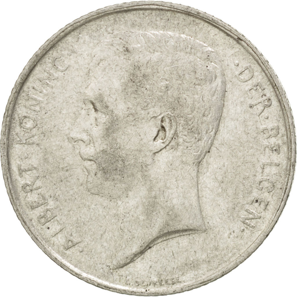 Belgio, Franc, 1912, MB, Argento, KM:73.1