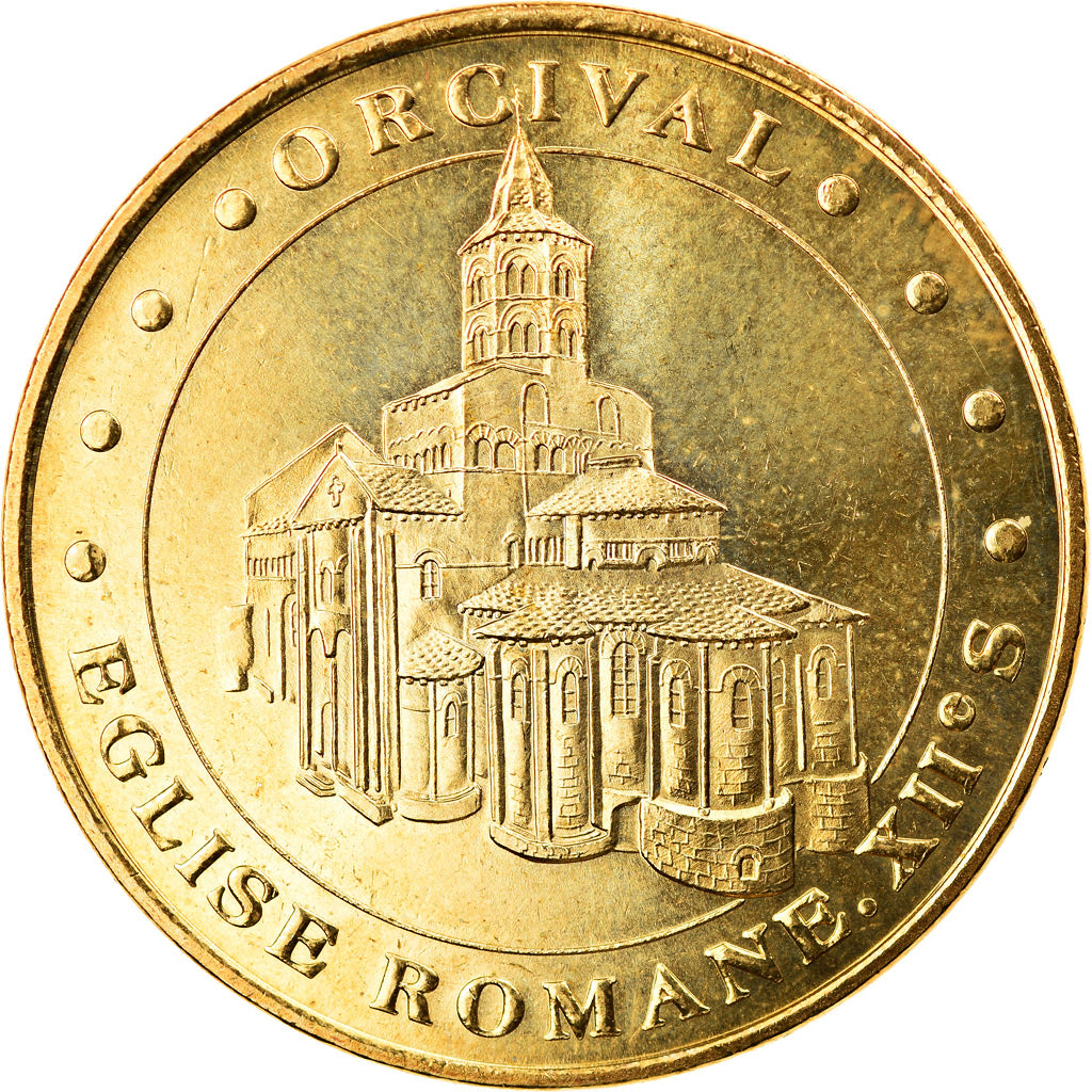 Francia, Token, Touristic token, Orcines - Eglise romane, Arts & Culture, 2006