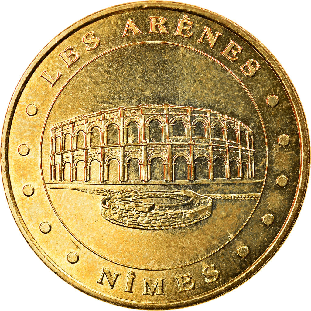 Francia, Token, Jetón turístico, Nimes - Les Arènes n°2, Arts & Culture