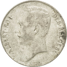 BELGIUM, Franc, 1912, KM #72, EF(40-45), Silver, 4.99