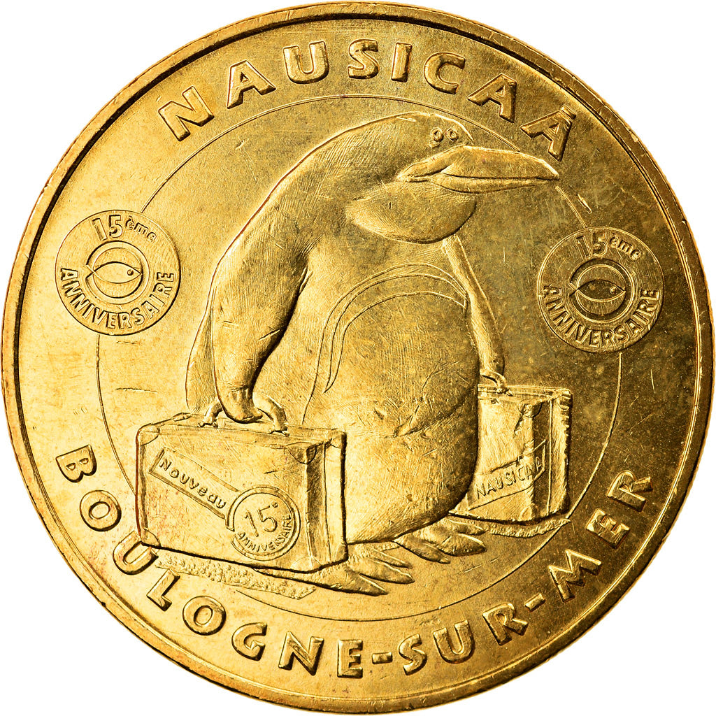 Francia, Token, Touristic token, Boulogne-sur-Mer -Nausicaa n°6 - 15 ANS, Arts