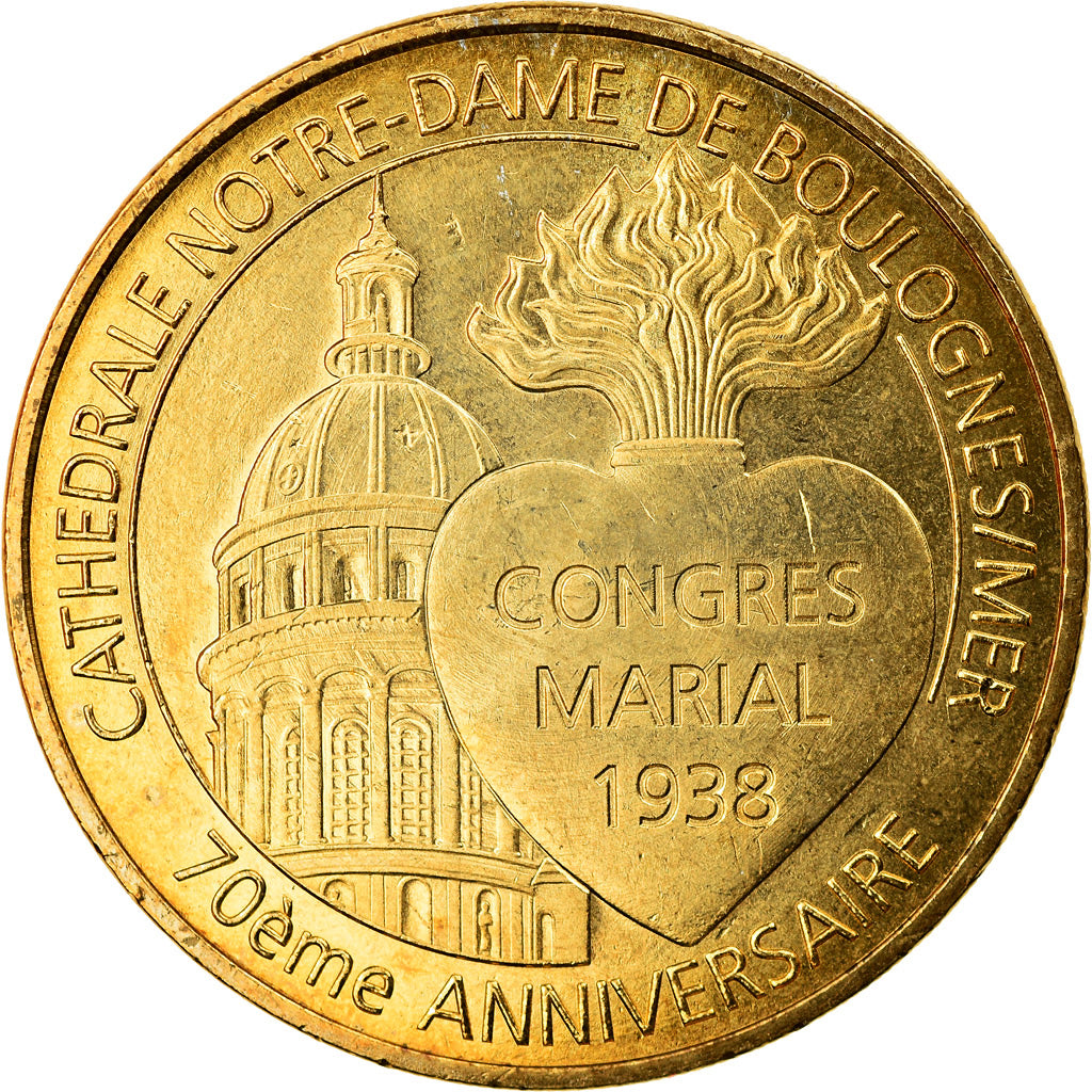 Francia, Token, Touristic token, 62/ Cathédrale Notre-Dame - Boulogne, Arts &