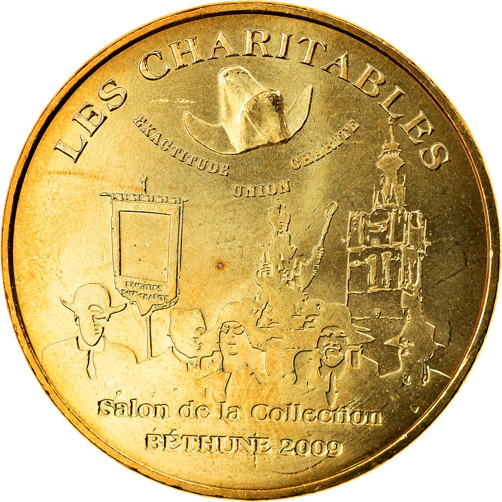 France, Jeton, Jeton Touristique, Béthune -  Les Charitables, Arts & Culture