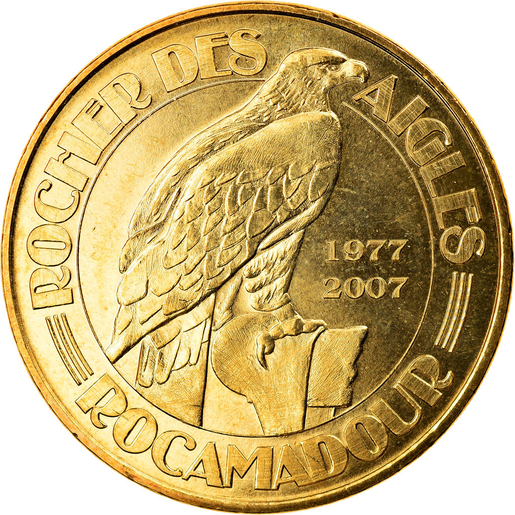 Francia, Token, Touristic token, Rocamadour -  Le Rocher des Aigles n°2, Arts &