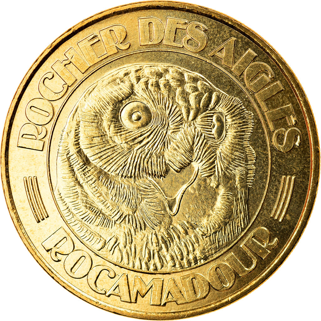Francia, Token, Jetón turístico, Rocamadour -  Le Rocher des Aigles n°3, Arts
