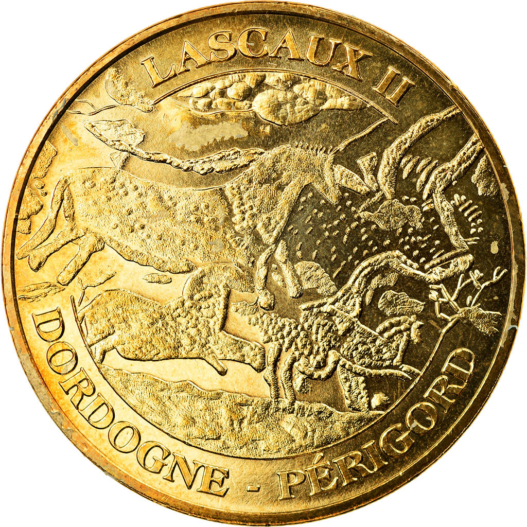 Francja, Token, Żeton turystyczny, MONTIGNAC - Lascaux II - n°2, Sztuka i