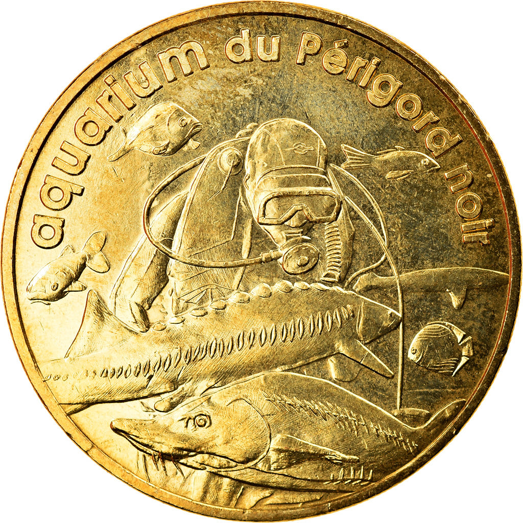 Francia, Token, Touristic token, Le Bugue - aquarium n°2, Arts & Culture, 2008