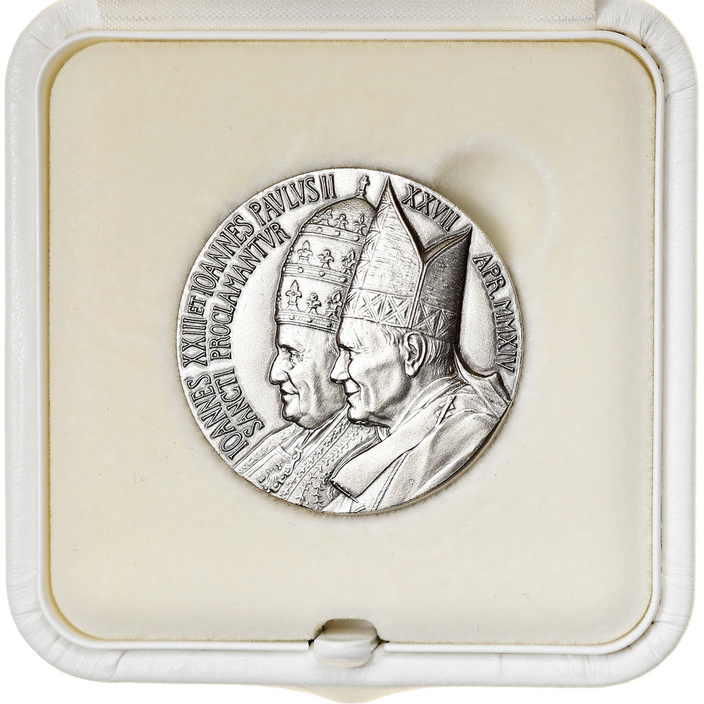 Vaticano, medalla, Canonisation de Jean XXIII et Jean-Paul II, Religions &