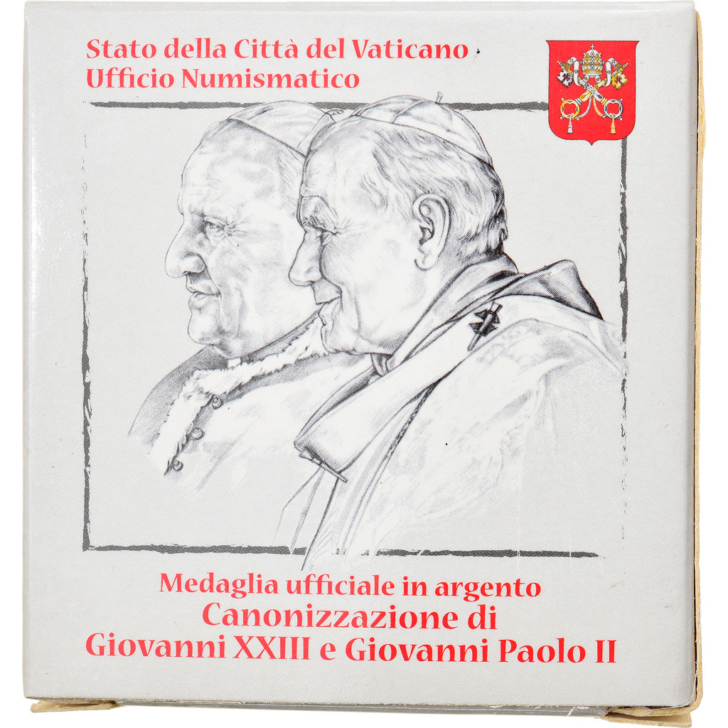 Vaticano, medalla, Canonisation de Jean XXIII et Jean-Paul II, Religions &