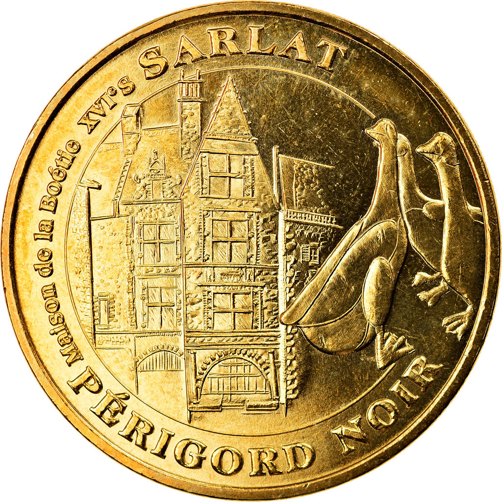 Francia, Token, Jetón turístico, 24/ Sarlat - Maison de la Boétie, Arts &