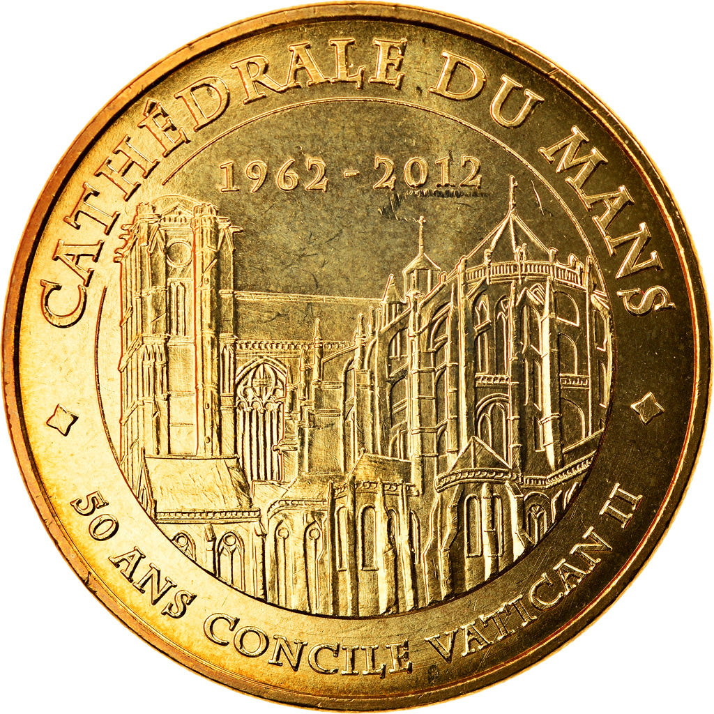 Francia, Token, Touristic token, Le mans - Cathédrale Saint-Julien n°2, Arts &