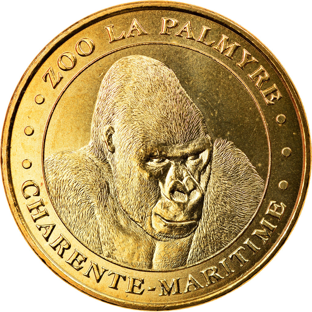 Francia, Token, Touristic token, 17/ Zoo de la Palmyre - Gorille, Arts &