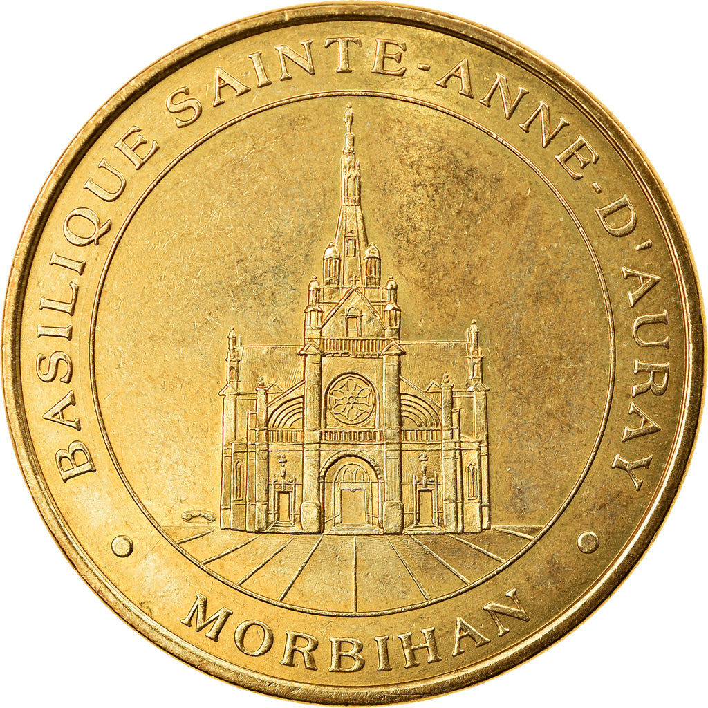 Francia, Token, Touristic token, Auray - Basilique, Arts & Culture, 1998, MDP