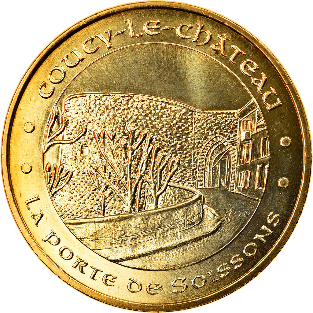 Francia, Token, Touristic token, 02/ La Porte de Soissons, Coucy, Arts &