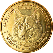 Francia, Token, Touristic token, Saint-Martin de Vésubie - Alpha - Les loups du