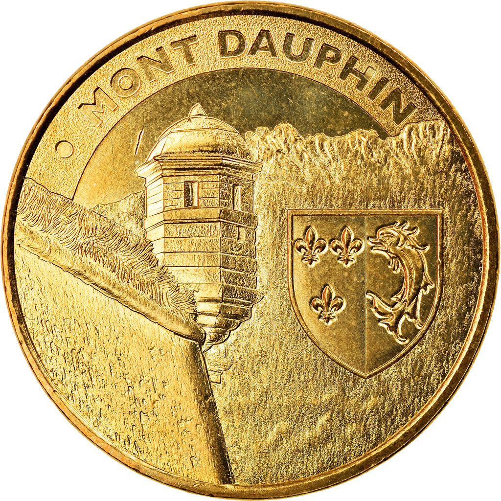Francia, Token, Jetón turístico, Mont Dauphin, Arts & Culture, 2012, MDP, EBC