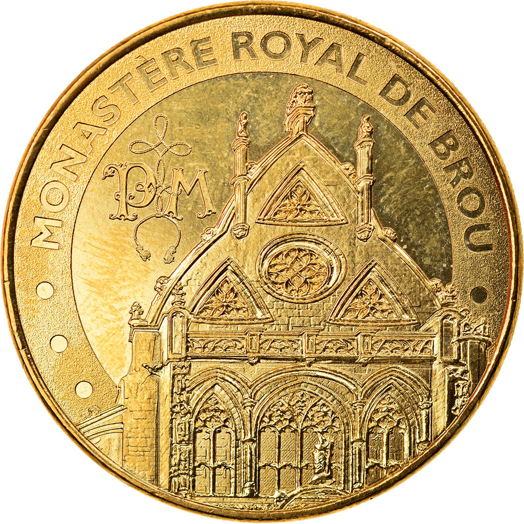 Francia, Token, Touristic token, Bourg en Bresse - Monastère Royal de Brou