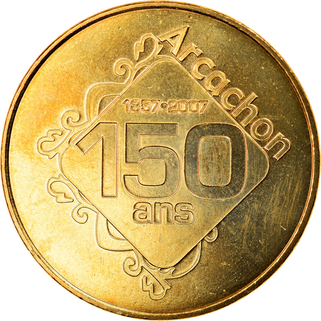 France, Token, Touristic token, Arcachon - 150 ans, Arts & Culture, 2007, MDP