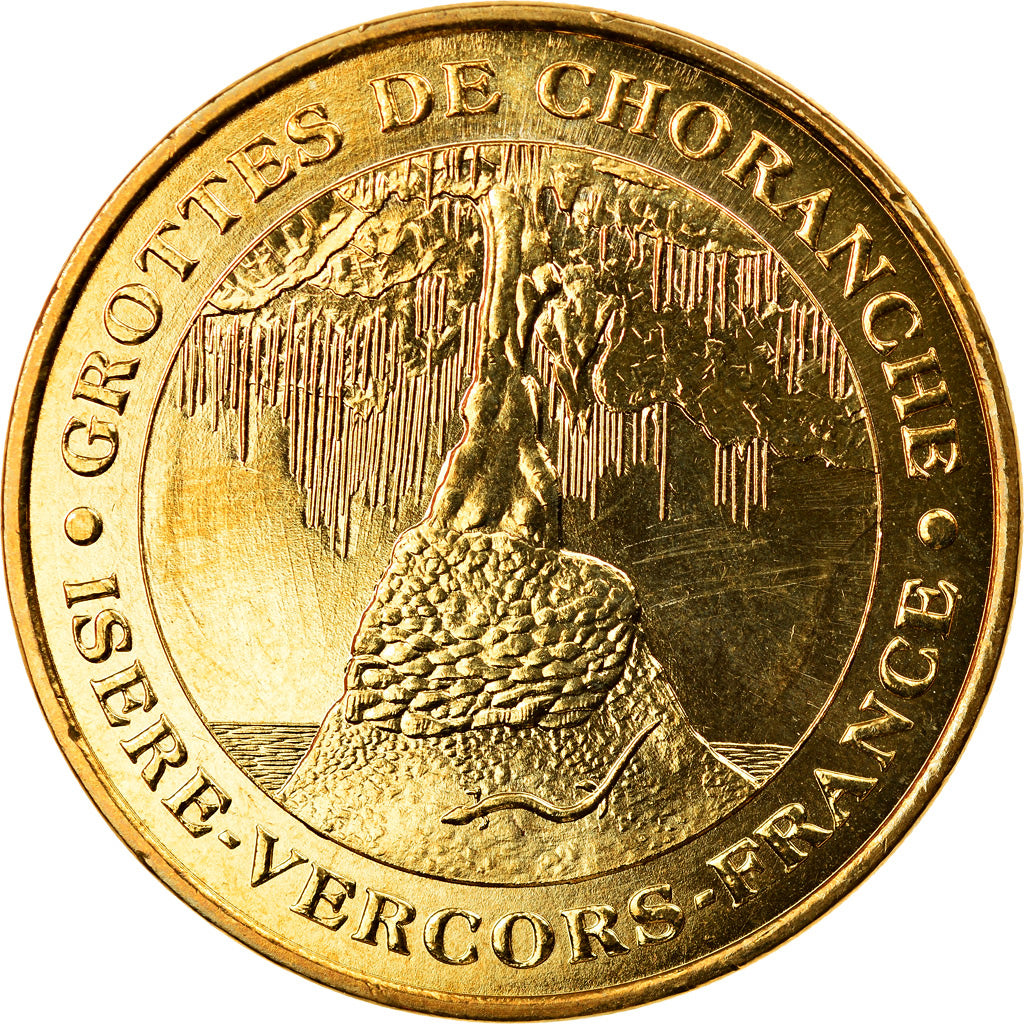Francia, Token, Touristic token, Choranche - Grottes n°1, Arts & Culture, 2009