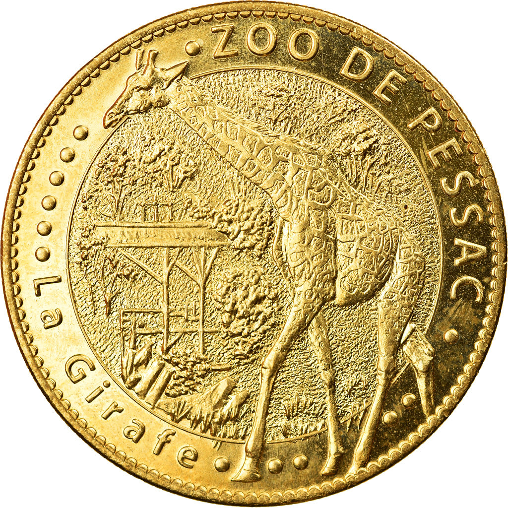 Francja, Token, Pessac -Zoo- la girafe, 2011, Arthus Bertrand, AU(55-58)