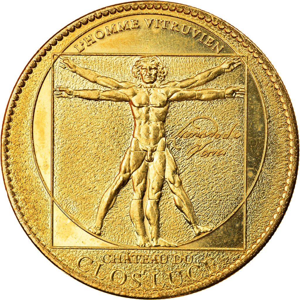 Frankrijk, Token, Amboise - L'homme vitruvien, 2011, Arthus Bertrand, PR