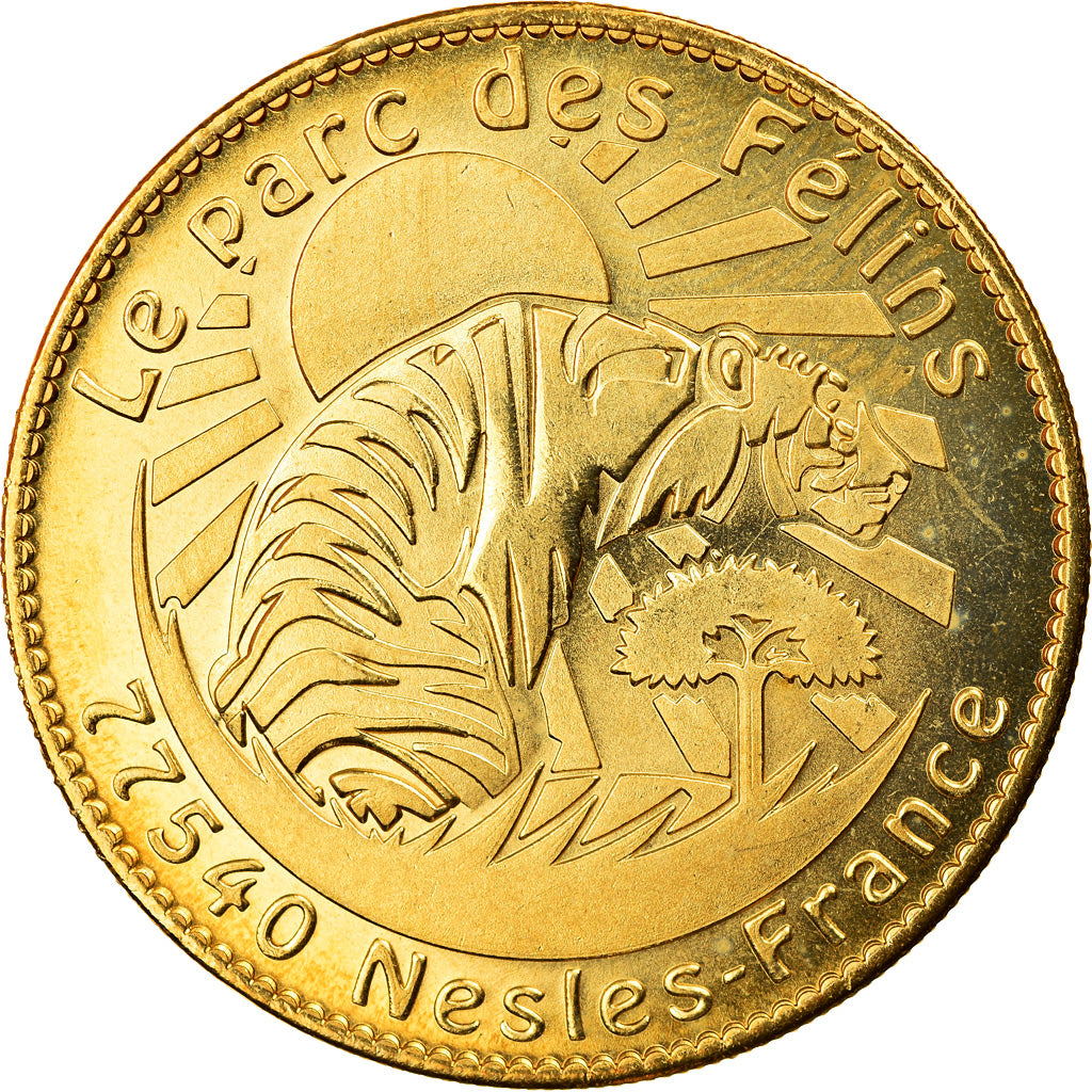 Francja, Token, Nesles - Le parc des félins, 2010, Arthus Bertrand, AU(55-58)